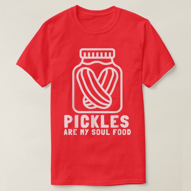Camiseta Picles Picles Pickle Lover Pickle Jar Enlatado Fo (Frente do Design)