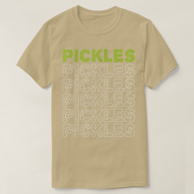 Camiseta Picles Vegan Pickle Lover Vegetal Vege (Frente do Design)