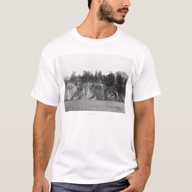 Camiseta Pico da calamidade na fotografia de Black Hills (Frente)