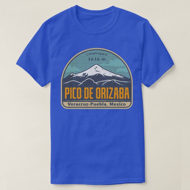 Camiseta Pico de Orizaba México (Frente do Design)