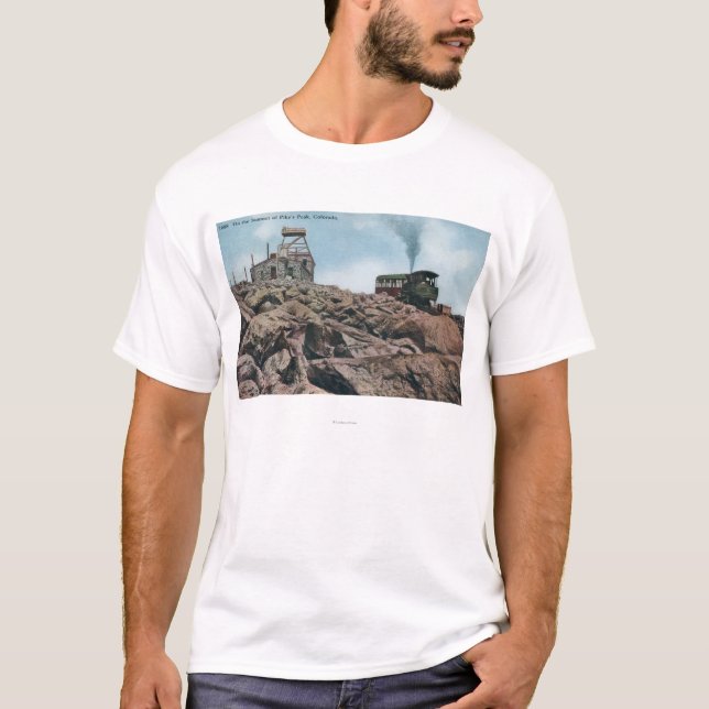 Camiseta Pico dos piques, Colorado - na cimeira (Frente)