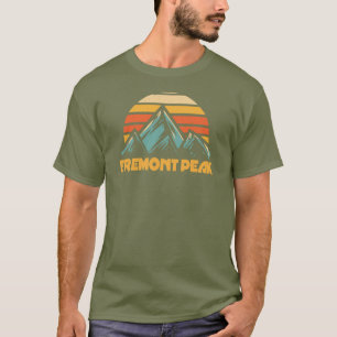 Camiseta Pico Fremont Wyoming Turquesa Retro