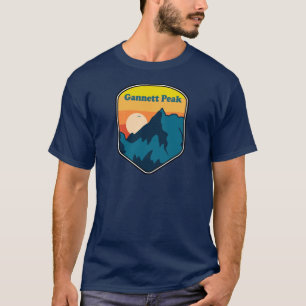 Camiseta Pico Gannett Nascer do Sol Wyoming