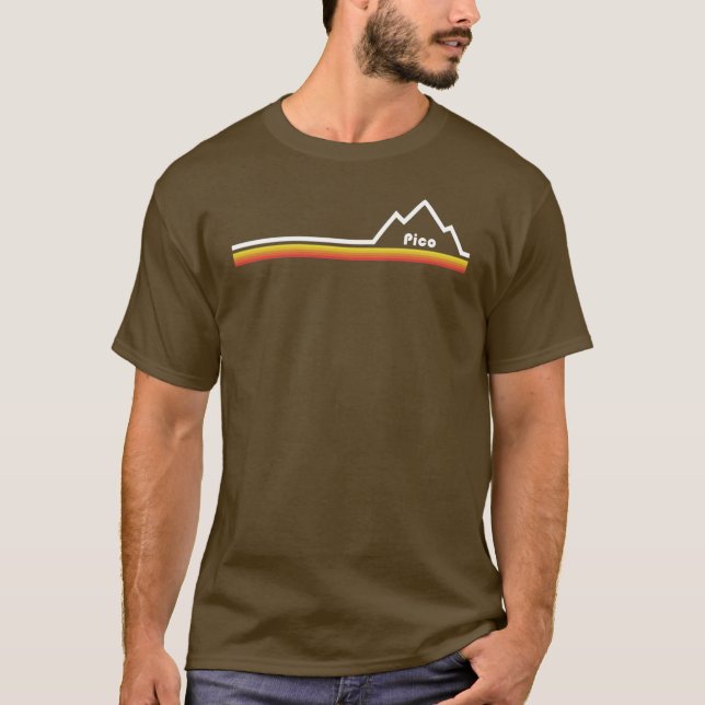 Camiseta Pico Mountain Vermont (Frente)