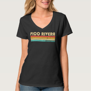 Camiseta PICO RIVERA CA CALIFÓRNIA Funny City Raízes Re