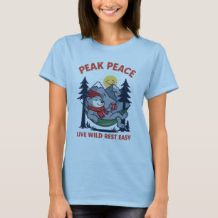 Camiseta Pico Urso da Paz na Campanha de Rede
