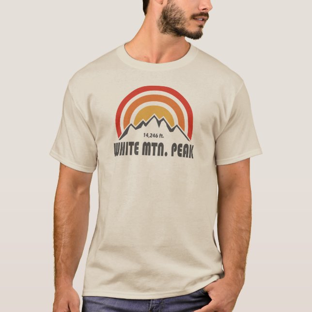 Camiseta Pico White Mountain Califórnia (Frente)