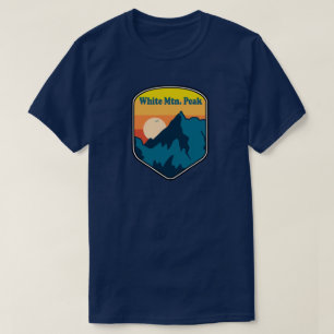 Camiseta Pico White Mountain Califórnia Nascer do Sol