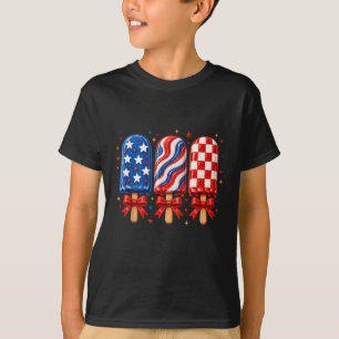 Camiseta Picolé Coquete Patriótico 4 De Julho Vermelho Bran
