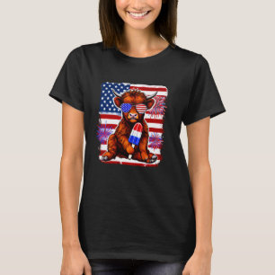 Camiseta Picolé de Fogo de Artifício de Vaca das Terras Alt