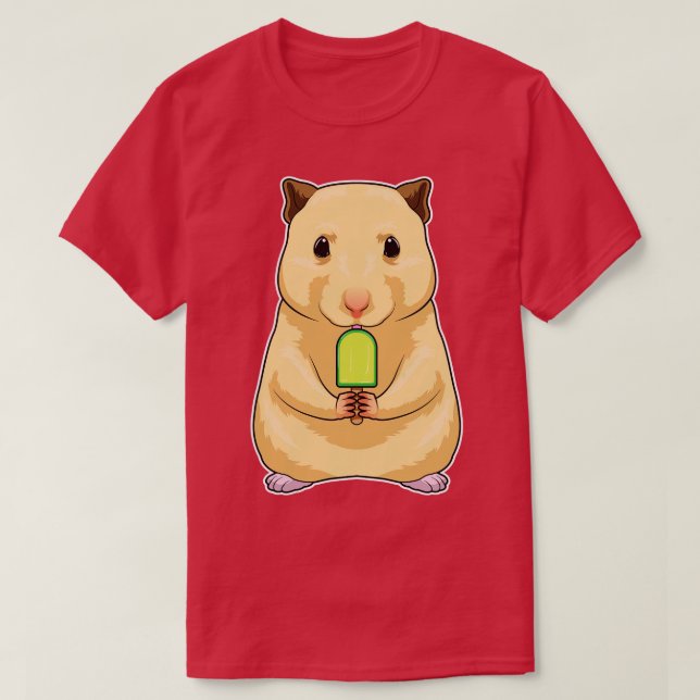 Camiseta Picolé de Hamster (Frente do Design)