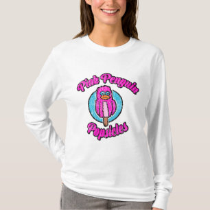 Camiseta Picolé de Pinguim Rosa