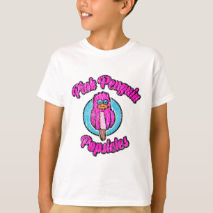 Camiseta Picolé de Pinguim Rosa