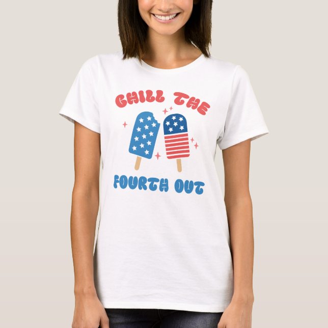 Camiseta Picolé de Quatro de Julho (Frente)