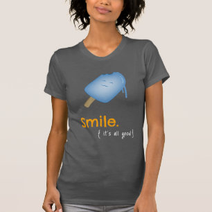 Camiseta Picolé de sorriso / Sorvete (escuro)