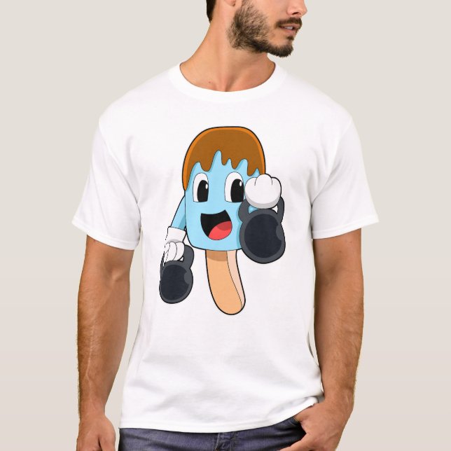 Camiseta Picolé em Fortaleza com Dumbbells (Frente)