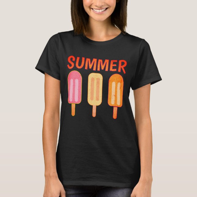 Camiseta Picolés de Sangria de Verão   (Frente)