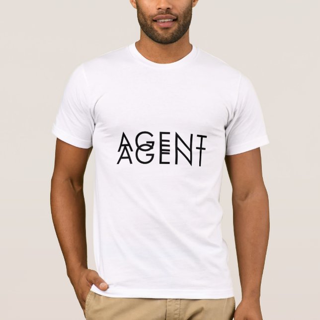 Camiseta Pictograma de agente duplo (Frente)
