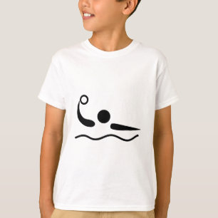 Camiseta Pictograma de Waterpolo do pólo aquático