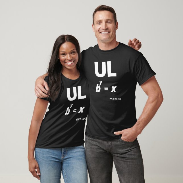 Camiseta Picture Christmas - Yule Log (Natal com imagem) (Unissex)