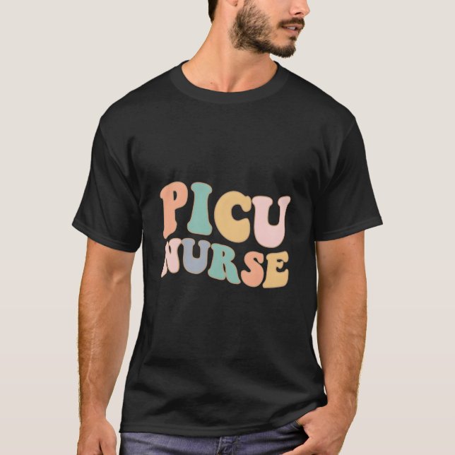 Camiseta Picu Nurse Pediatric Intensive Care Unit Picu Nurs (Frente)