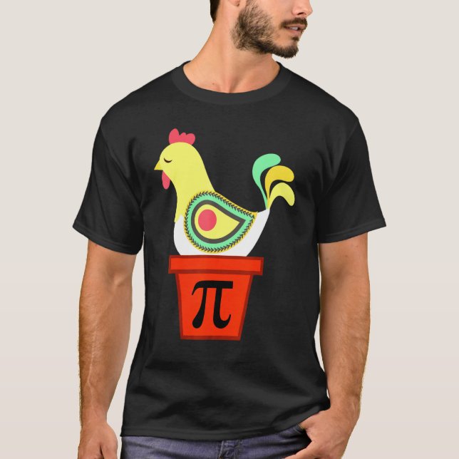 Camiseta Pie Day Math Teacher Chicken (Frente)