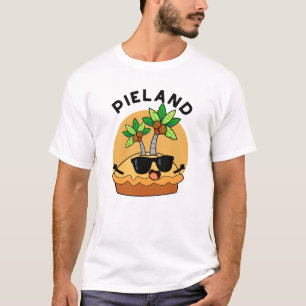 Camiseta Pie-land Funny Island Pun
