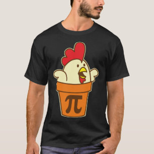 Camiseta Pie Mathematics Pun Do Geek Pi Pote De Frango