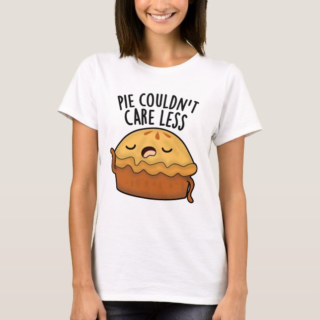 Camiseta Pie não se importava com menos Comida (Frente)