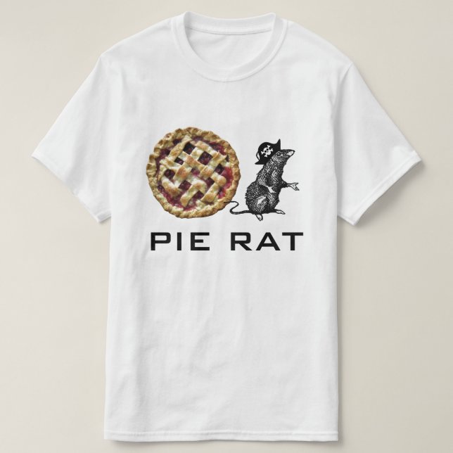 Camiseta Pie Rat (Frente do Design)