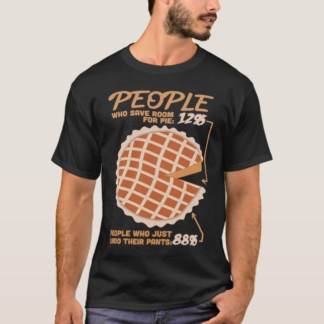 Camiseta Pie Turkey Day Undo Calça Nerd Matemática Mulheres (Frente)