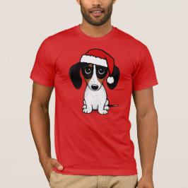 Camiseta Piebald Dachshund Papais noeis Cute Wiener