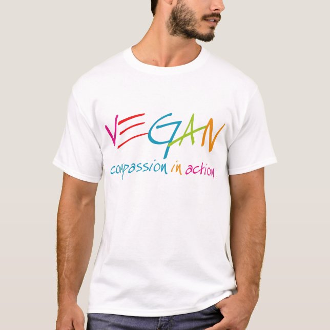 Camiseta Piedade do Vegan na ação (Frente)