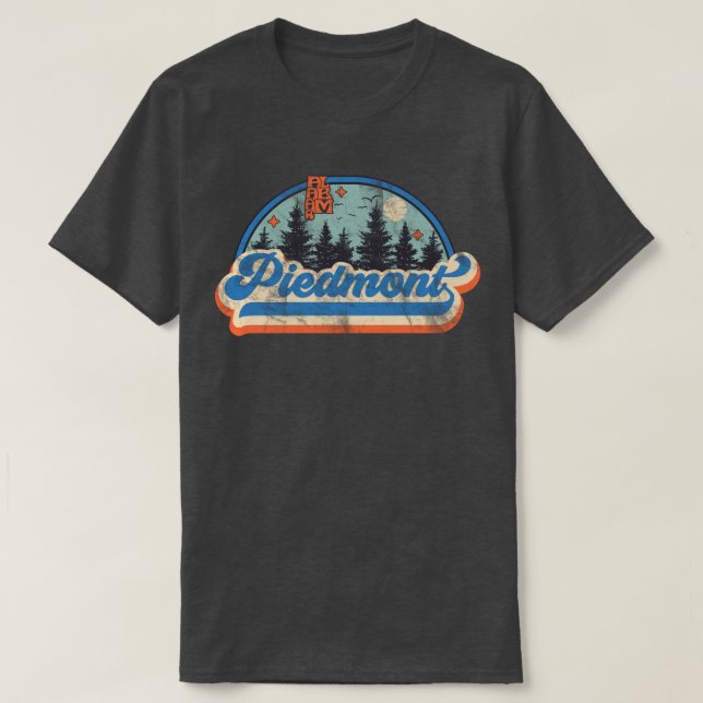 Camiseta Piedmont, Alabama (Frente do Design)