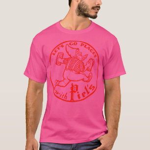 Camiseta Piels Lager Executando Cerveja Com Desvio Do Gnome