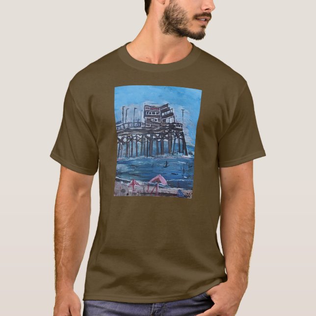 CAMISETA PIER DE NEWPORT BEACH (Frente)
