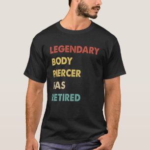 Camiseta Piercer De Corpo Legendário Retroativo Se Aposento