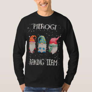 Camiseta Pierogi Baking Team Nordic Christmas Gnome Baking