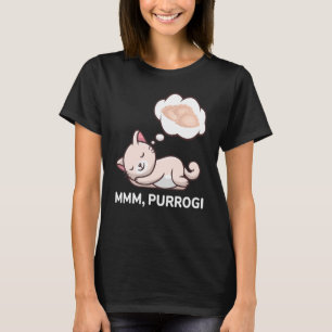 Camiseta Pierogi Cat Comida Polonesa