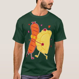 Camiseta Pierogi E Kielbasa Comida Polonesa I Comida Engraç