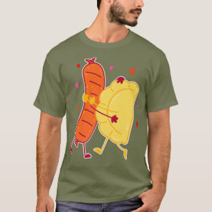 Camiseta Pierogi E Kielbasa Comida Polonesa I Comida Engraç
