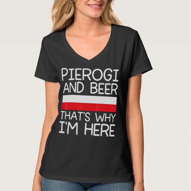 Camiseta Pierogi polonês (Frente)