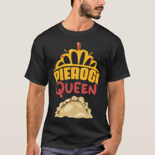 Camiseta Pierogi Queen Vintage Comida Polonesa Para Pizza