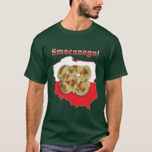 Camiseta Pierogi Smacznego Mapa Polonês