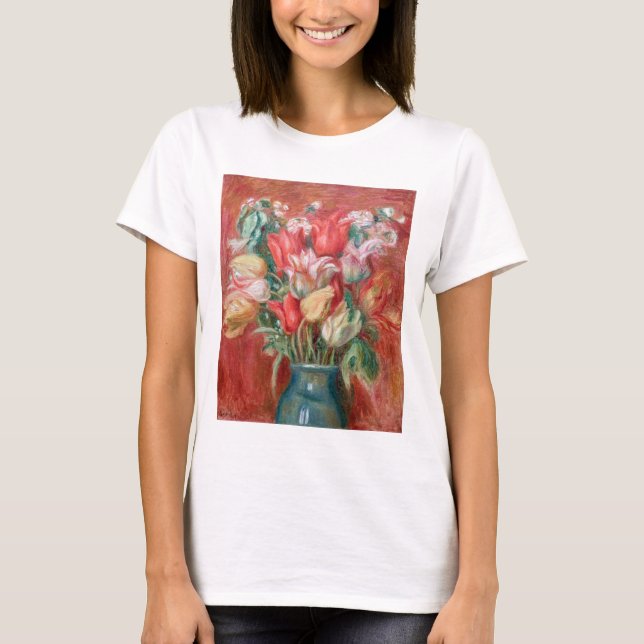 Camiseta Pierre-Auguste Renoir - Buquê Tulip (Frente)