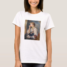 Camiseta Pierre-Auguste Renoir - Mulher com Letra