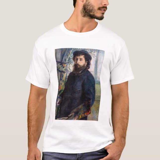 Camiseta Pierre Auguste Renoir - Retrato de Claude Monet (Frente)