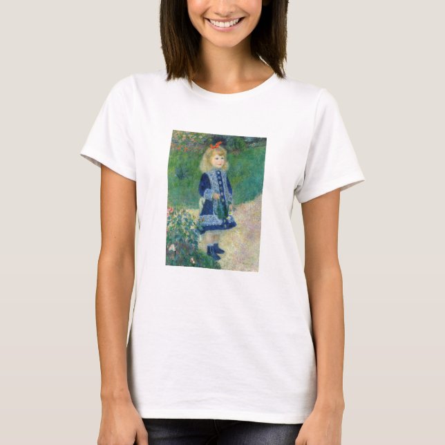 Camiseta Pierre-Auguste Renoir - Uma garota com uma lata de (Frente)