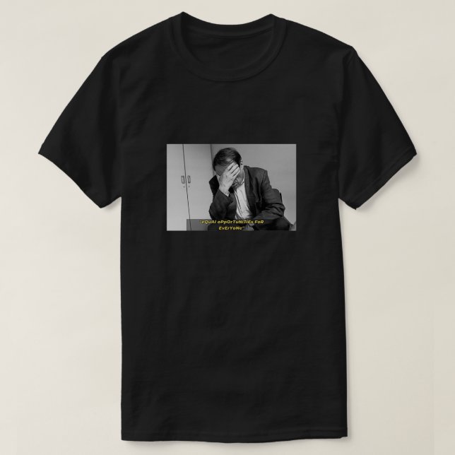 Camiseta Pierre Bourdieu: Igualdade De Oportunidades Para T (Frente do Design)