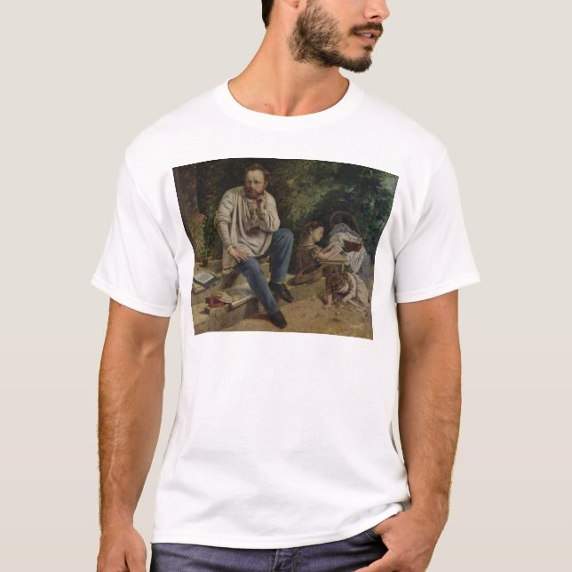 Camiseta Pierre Joseph Proudhon e suas crianças (Frente)